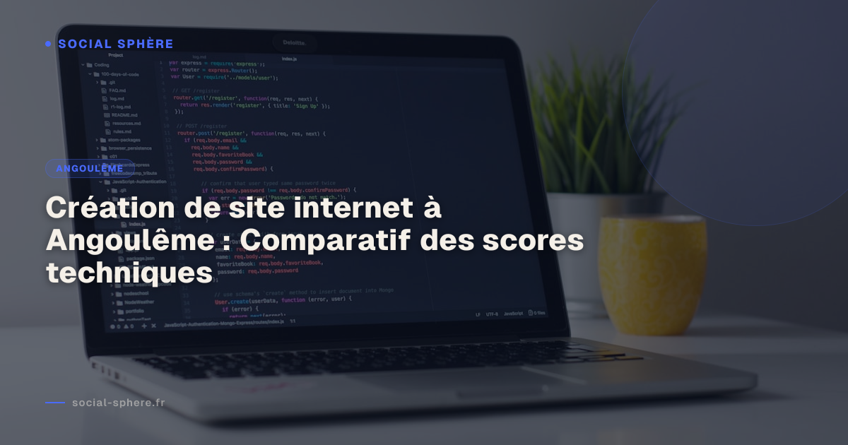 Création de site internet à Angoulême : Comparatif des scores techniques