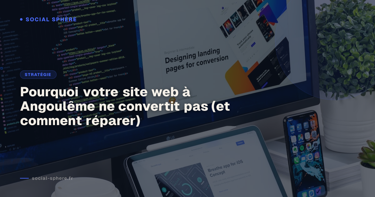 Pourquoi votre site web à Angoulême ne convertit pas (et comment réparer)